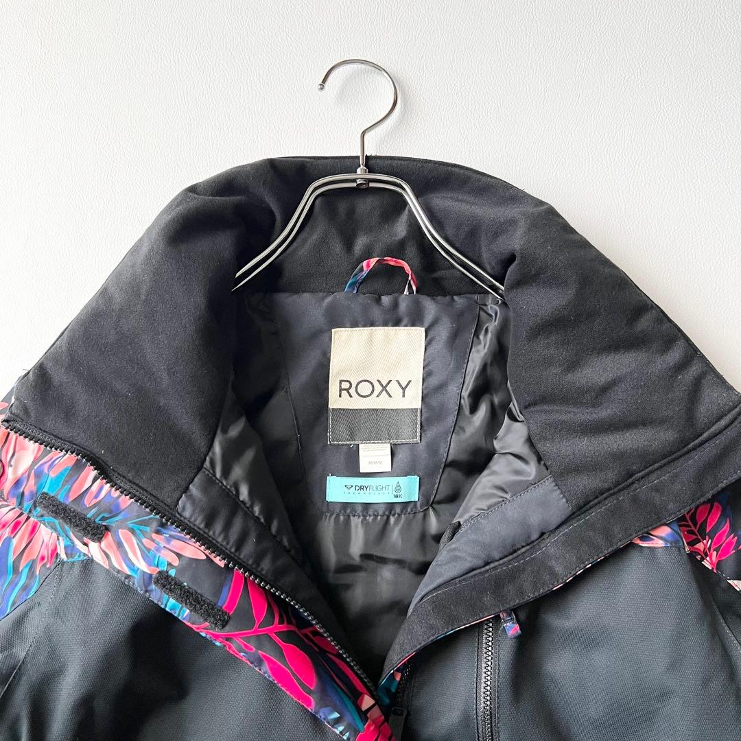 3250【美品】ROXY ジャケット 袖切替デザイン トロピカル　レディース