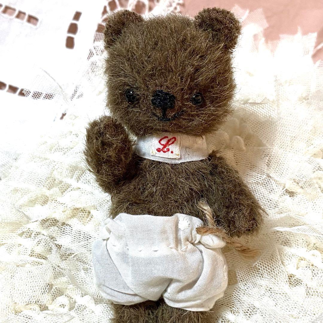 テディベア ハンドメイド ai bear 手のひらサイズ 11.5㎝ くま 熊