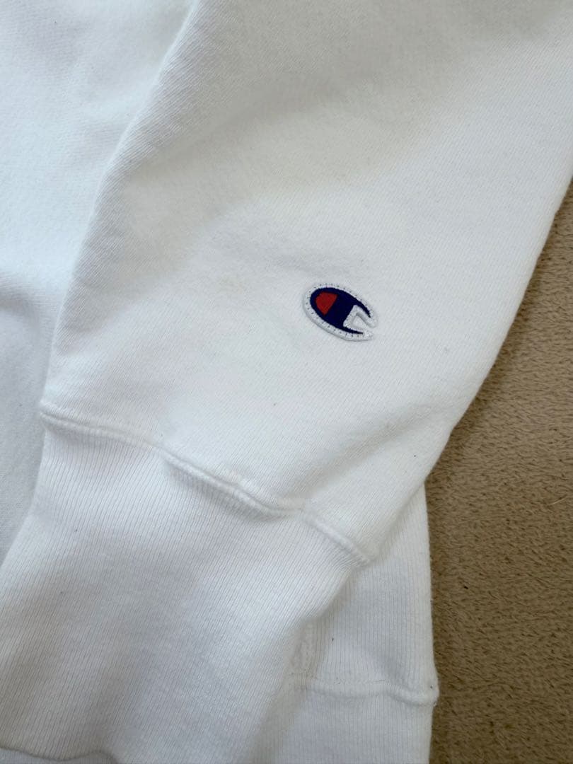 【美品】90s USA チャンピオン　リバースウィーブ　胸目無し　Lサイズ