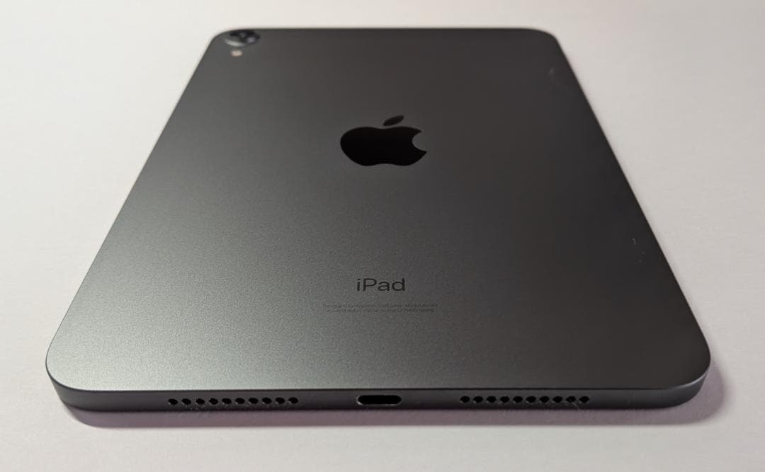 Apple iPad mini 第6世代 WiFi64GBスペースグレイ100％