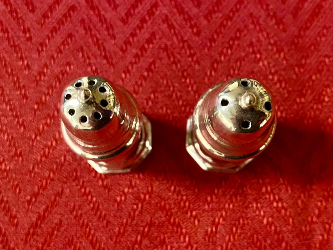 【超レア☆未使用品☆】クリストフル VILLARS ソルト＆ペッパー 調味料入