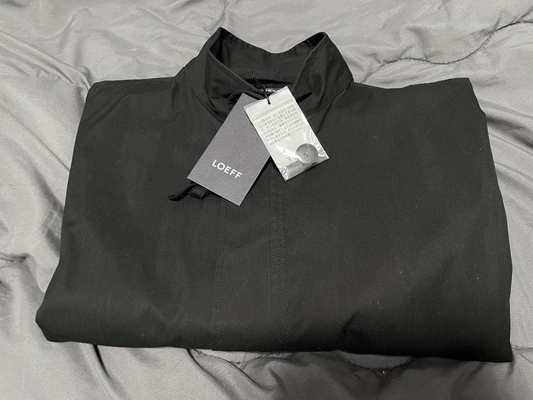 LOEFF ロエフ OX スタンドカラー ミリタリーコート BLACK