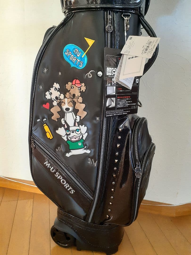 [新品未使用] 25春夏新作MU SPORTS キャディバッグ ローリングソール