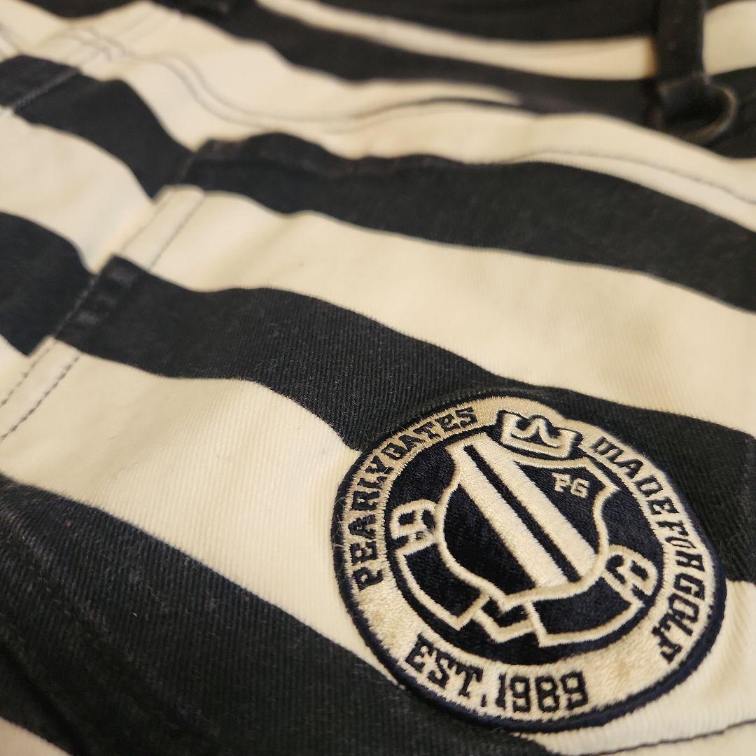 希少美品✦PEARLY GATESス✦ボーダー柄 ゴルフスカート✦0