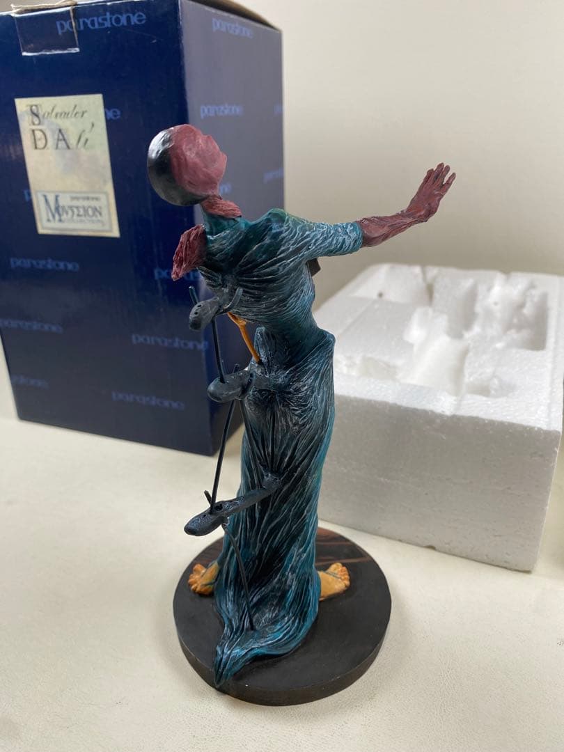 希少品　サルバドールダリ　燃えるキリン　パラストーン　Salvador Dalí