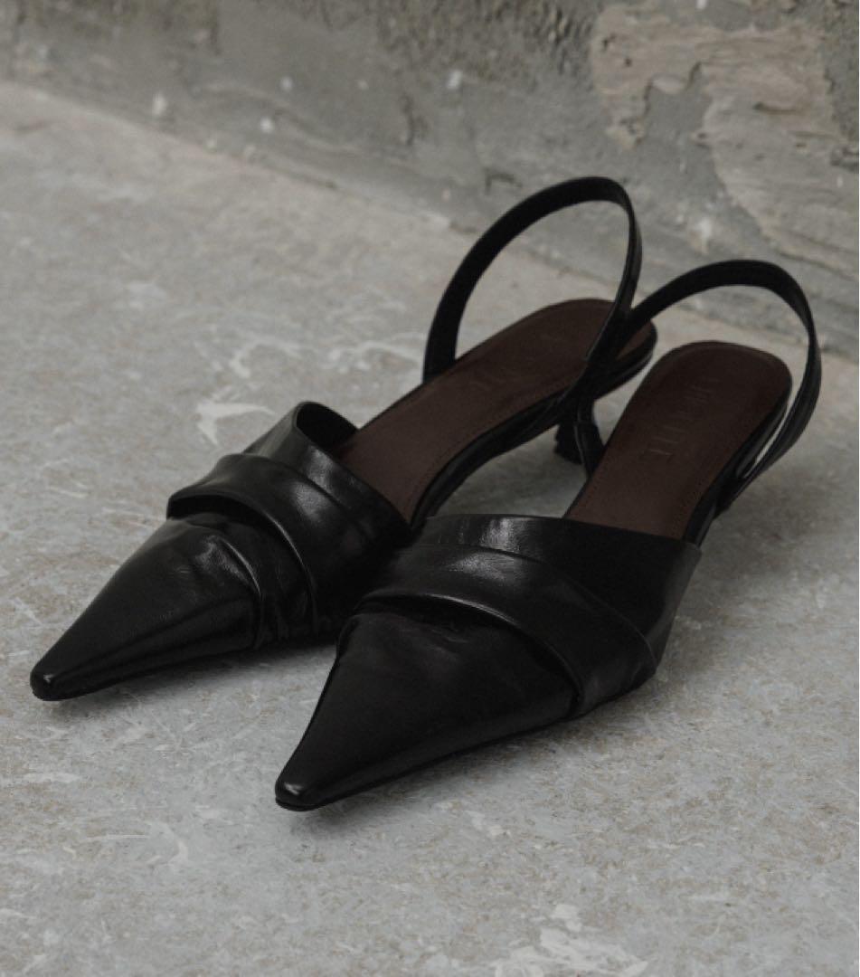 【完売商品】アダムエロペ《EMOELLE》セパレートミュール　ブラック