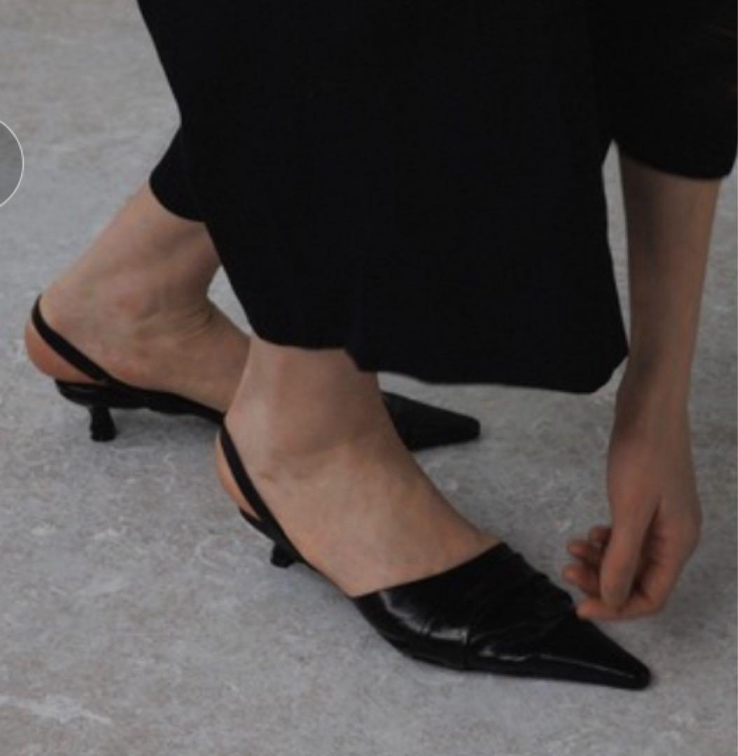 【完売商品】アダムエロペ《EMOELLE》セパレートミュール　ブラック