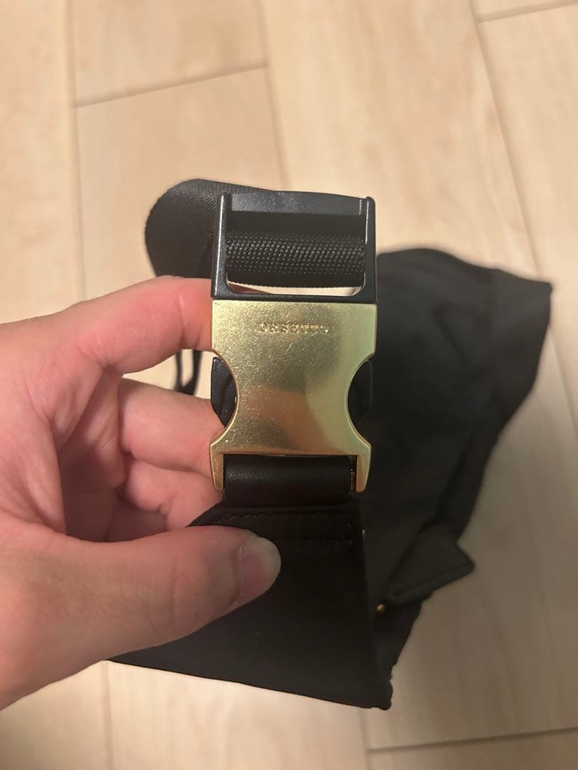 ORSETTO ブラック ボディバッグ・ウエストポーチ