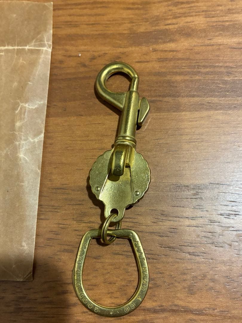 限定品　THE FLAT HEAD 鉄製馬蹄リング付 キーチェーン