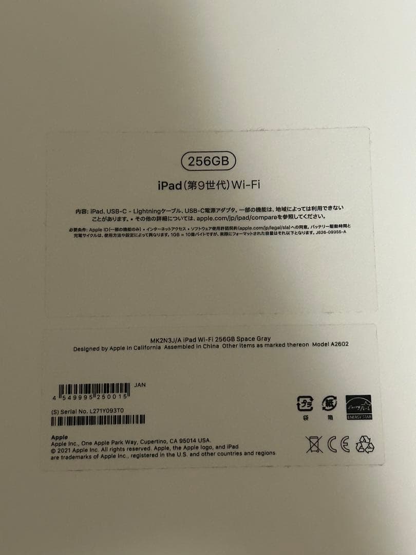 【超美品】iPad 第9世代 256GB Appleペン フルセット おまけ付き