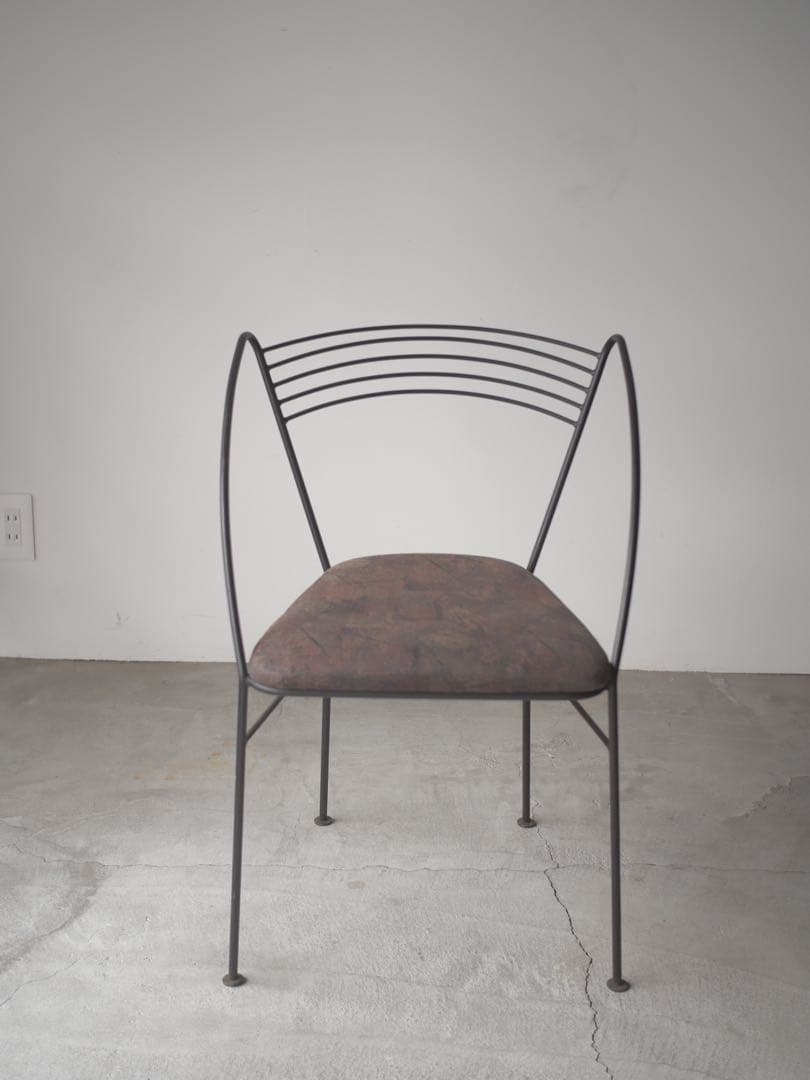 椅子　光製作所　ダイニングチェア　チェア　アイアン　古家具　古道具　昭和レトロ