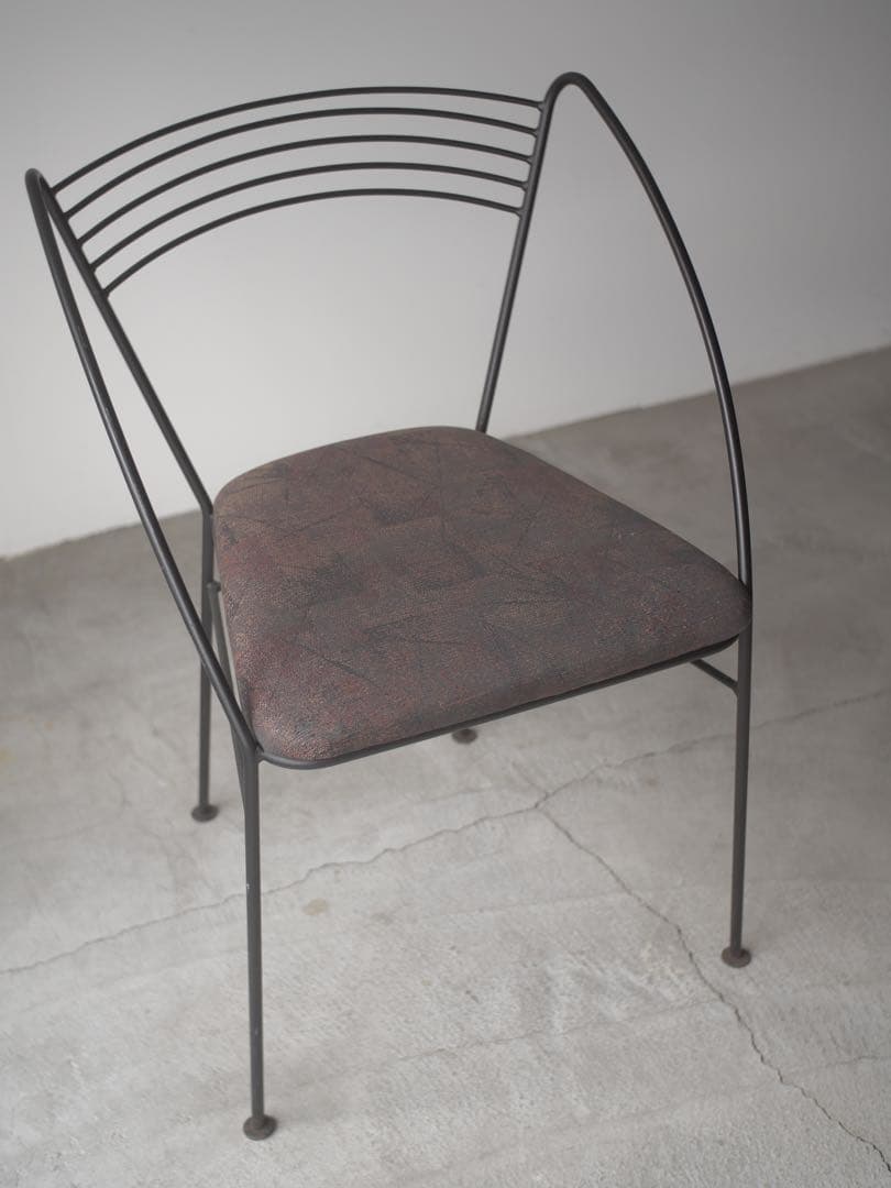 椅子　光製作所　ダイニングチェア　チェア　アイアン　古家具　古道具　昭和レトロ