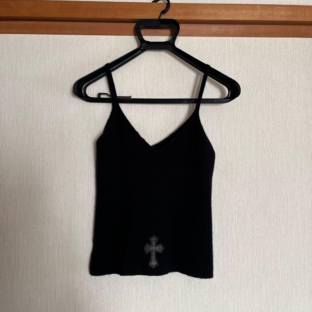 【美品】クロムハーツ　ニット素材キャミソール　袋付き
