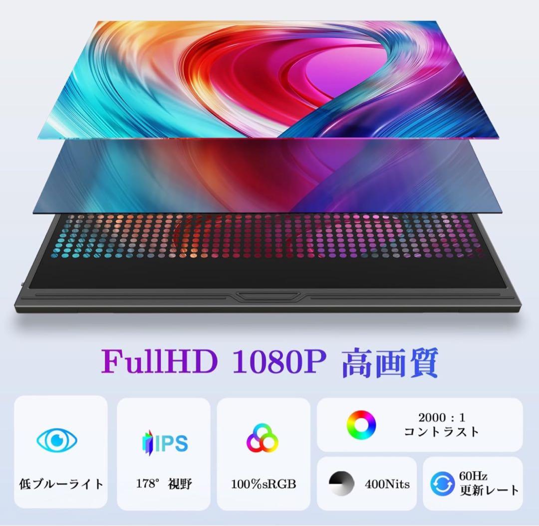 15.6インチ モバイルモニター 未使用品 フルHD