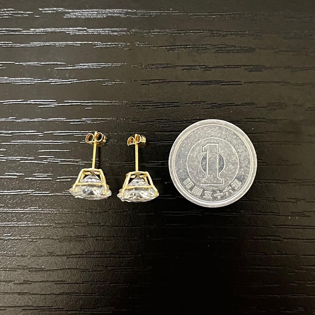 AVALANCHE アバランチ 14Kイエローゴールド スタッズピアス 9mm