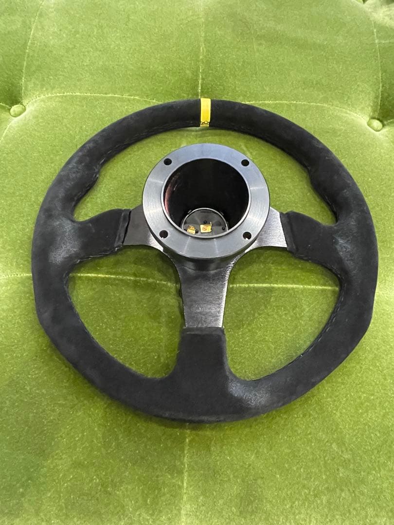 フェラーリF355外し スエード革　ステアリング&ボス付き　美品！