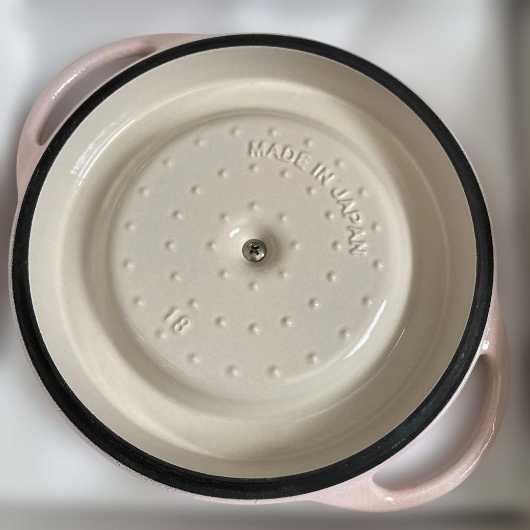 バーミキュラ オーブンポットラウンド18cm（ピンク）　未使用