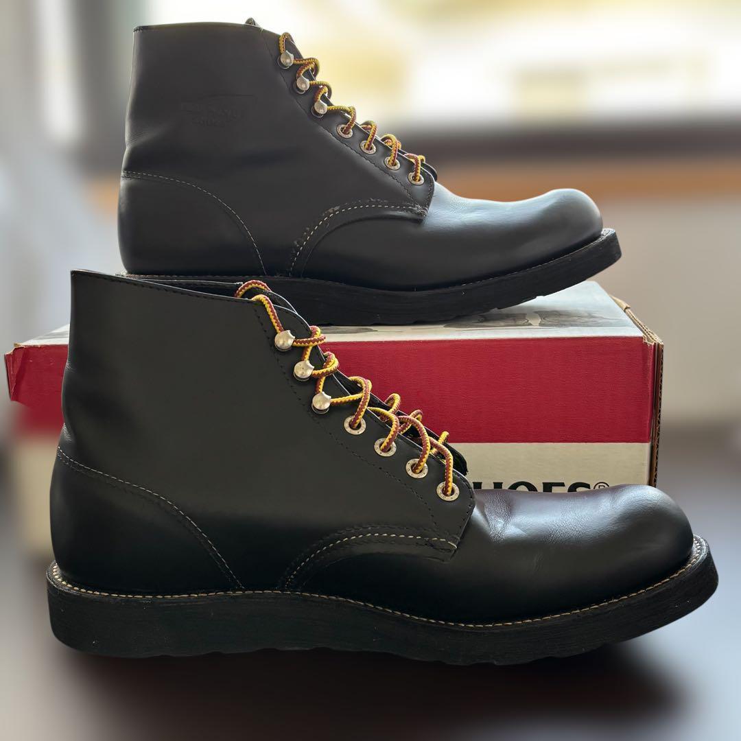 REDWING レッドウィング 6インチ クラシックラウンド ブラック 8165