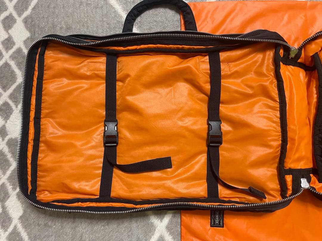 【美品】PORTER ポーター タンカー 3way 2層式　ブラック