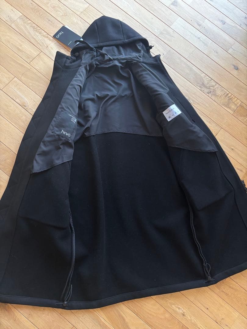 ※たか2　未使用　ウールダッフルコート MONOPOLI ブラック50