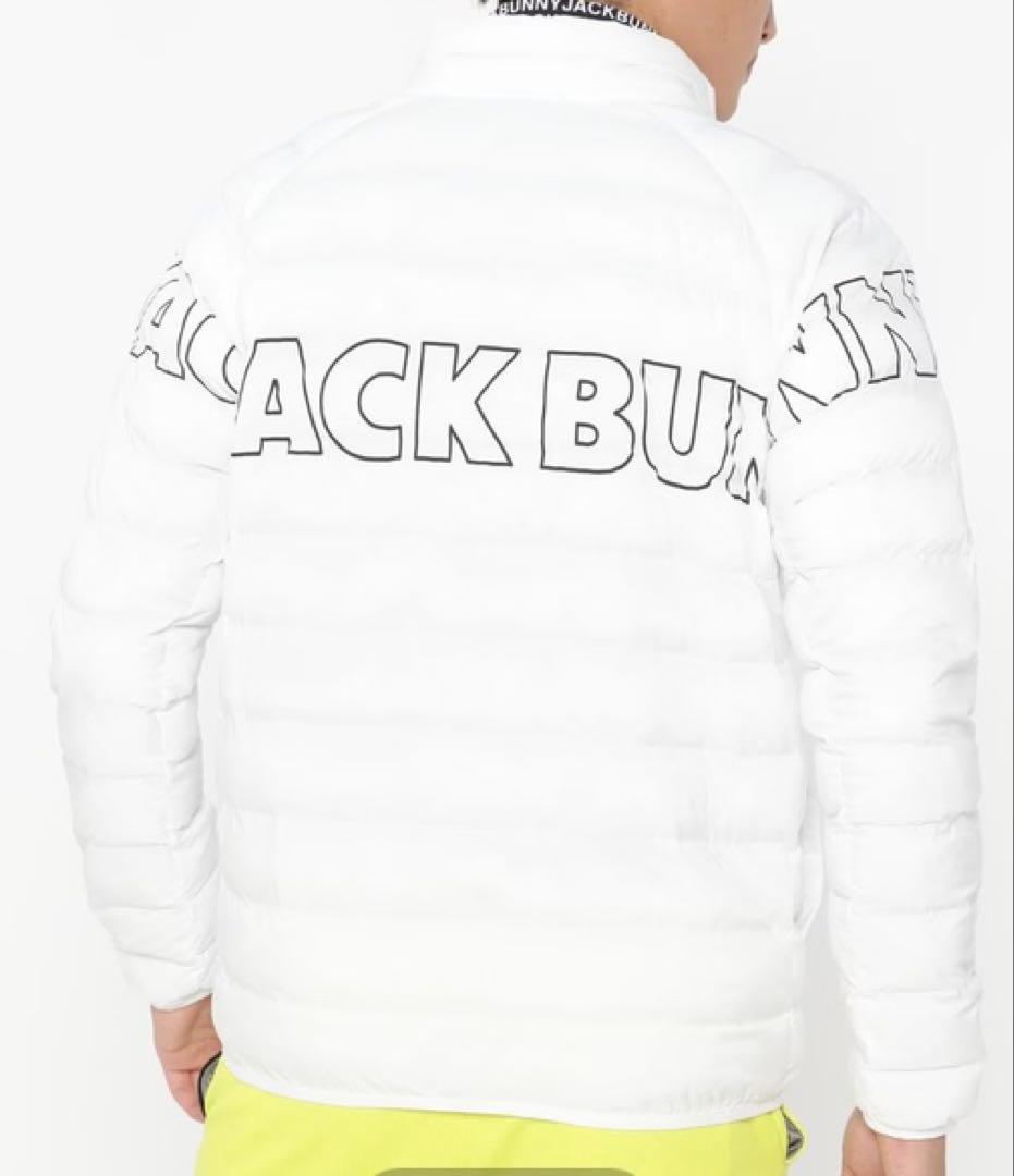 新品 パーリーゲイツ ジャックバニー ナイロンタフタ袋織 中綿ブルゾン(4)M白