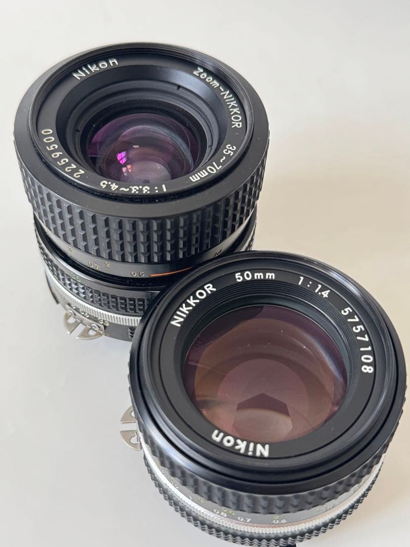 Nikon FM2 一眼レフカメラ レンズ2本付き