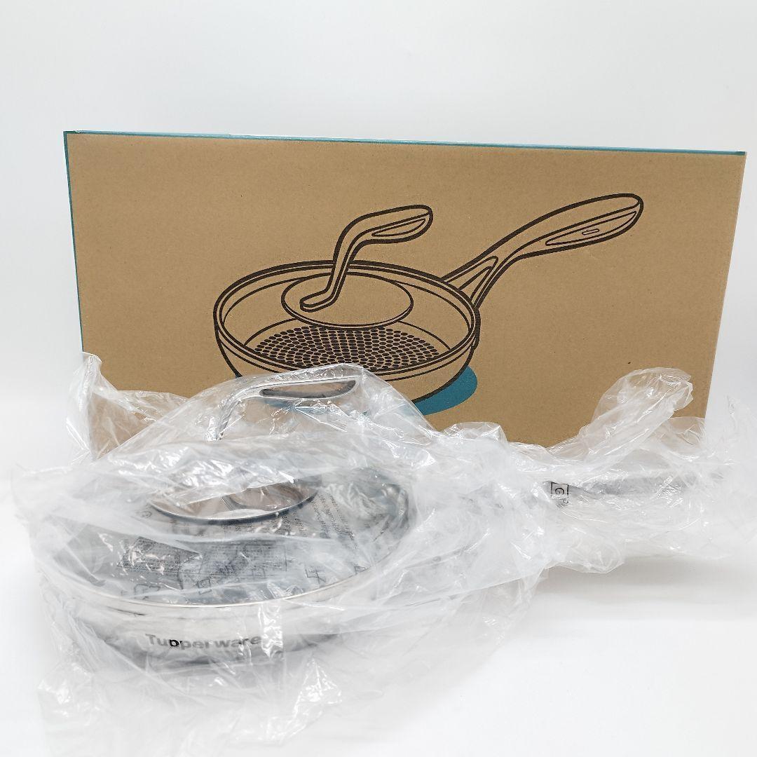 【新品】タッパーウェア　マストロクックウェア　20cm　フライパン　ガラス蓋付