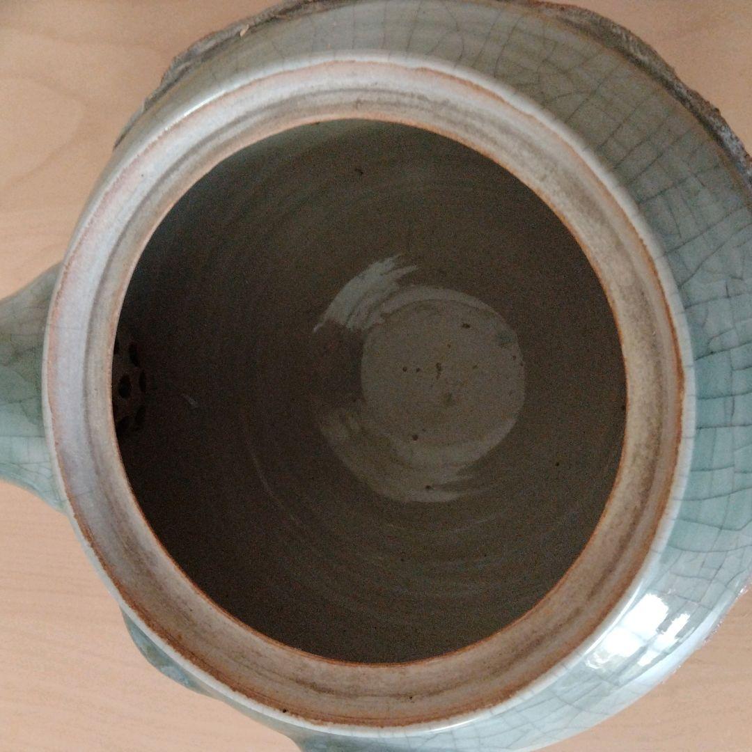 相馬焼　大堀相馬焼　特大　急須　置物　骨董品