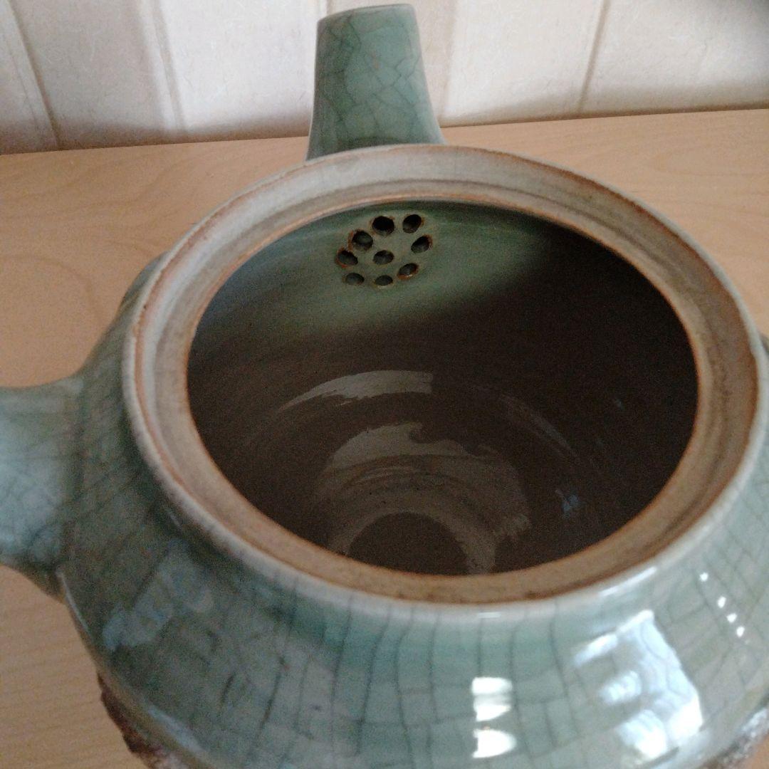 相馬焼　大堀相馬焼　特大　急須　置物　骨董品