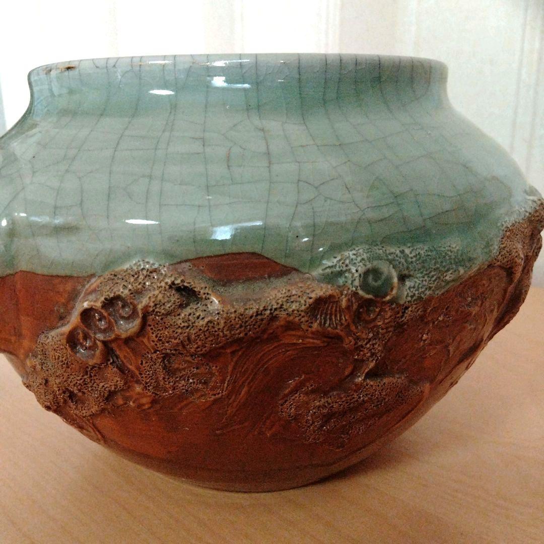 相馬焼　大堀相馬焼　特大　急須　置物　骨董品