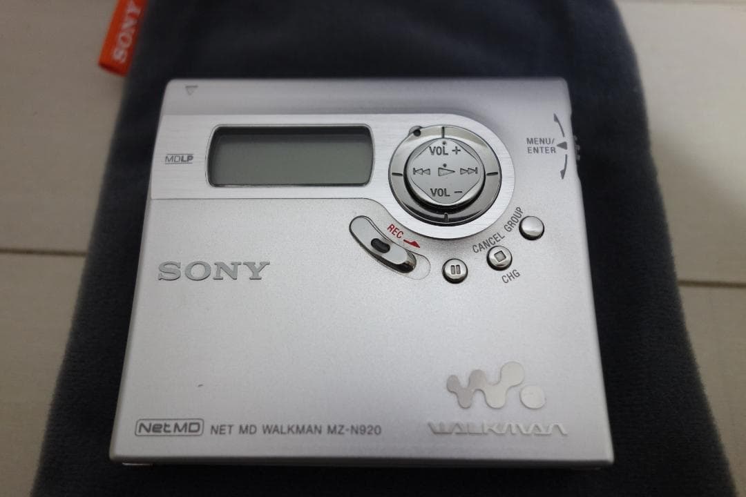 MDLP/NetMD対応 ポータブルMDレコーダー MZ-N920 SONY