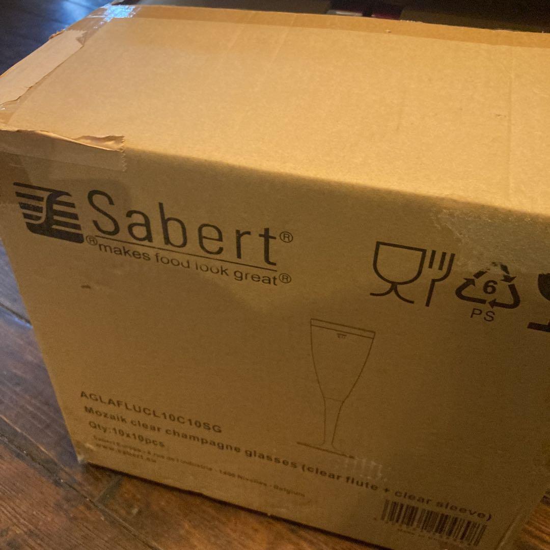 120ml使い捨て プラスチックシャンパングラス10個入×10パック