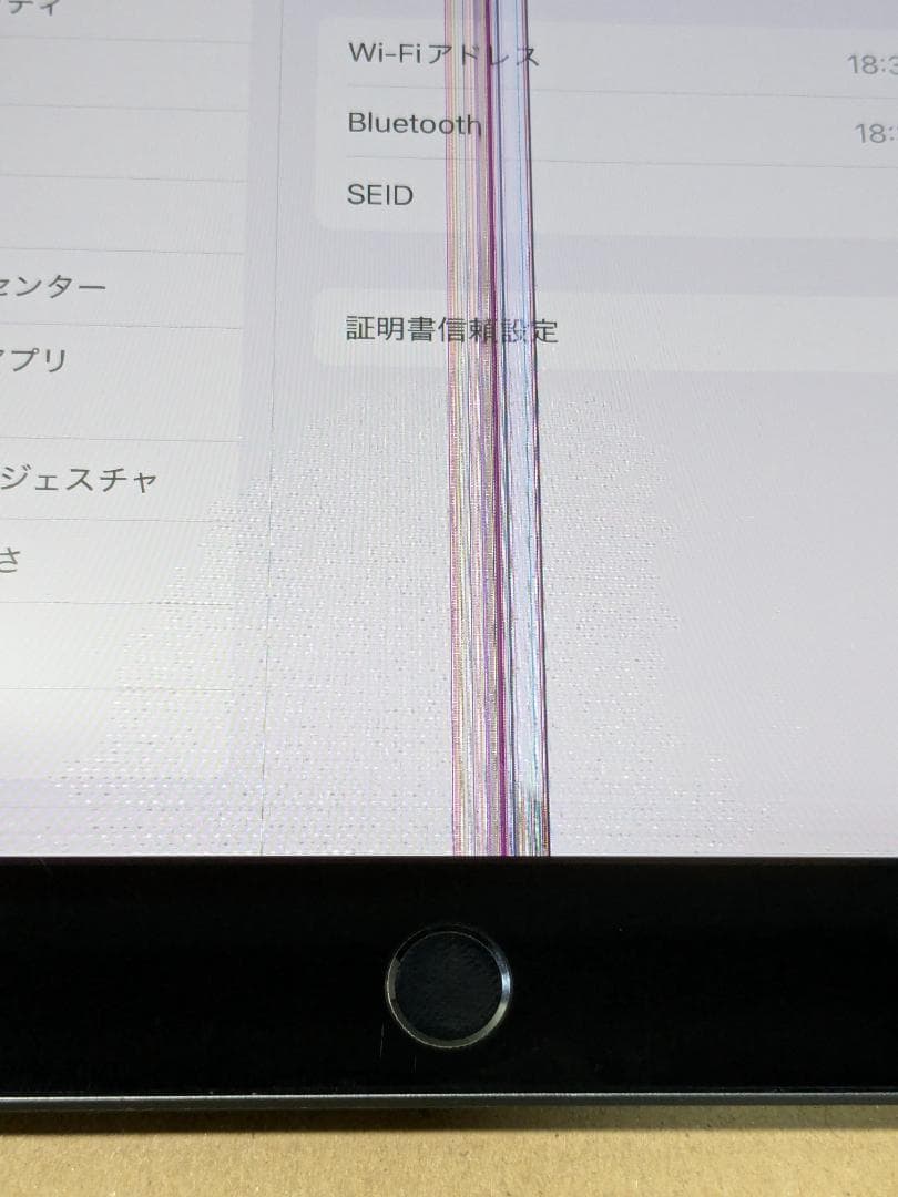 iPad (第7世代) 32GB スペースグレー wifiモデル 線あり