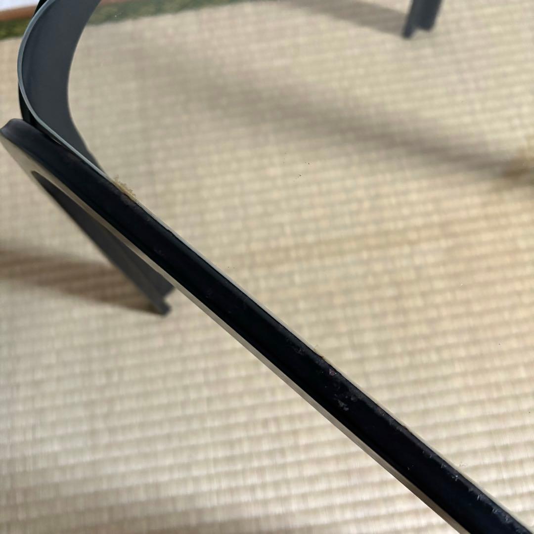 アイアンフレーム ガラステーブル コーヒーテーブル レトロ ミッドセンチュリー