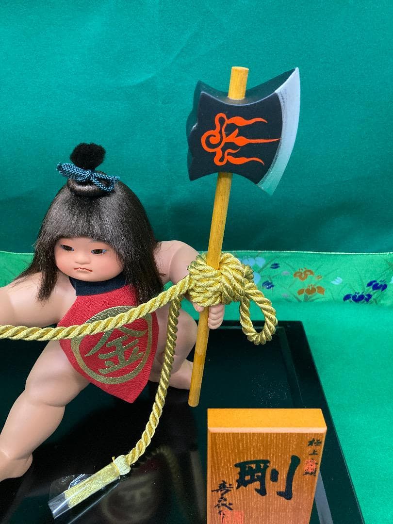 No.6241剛　可愛い　はだか金太　端午の節句　五月人形金太郎　五月ケース人形