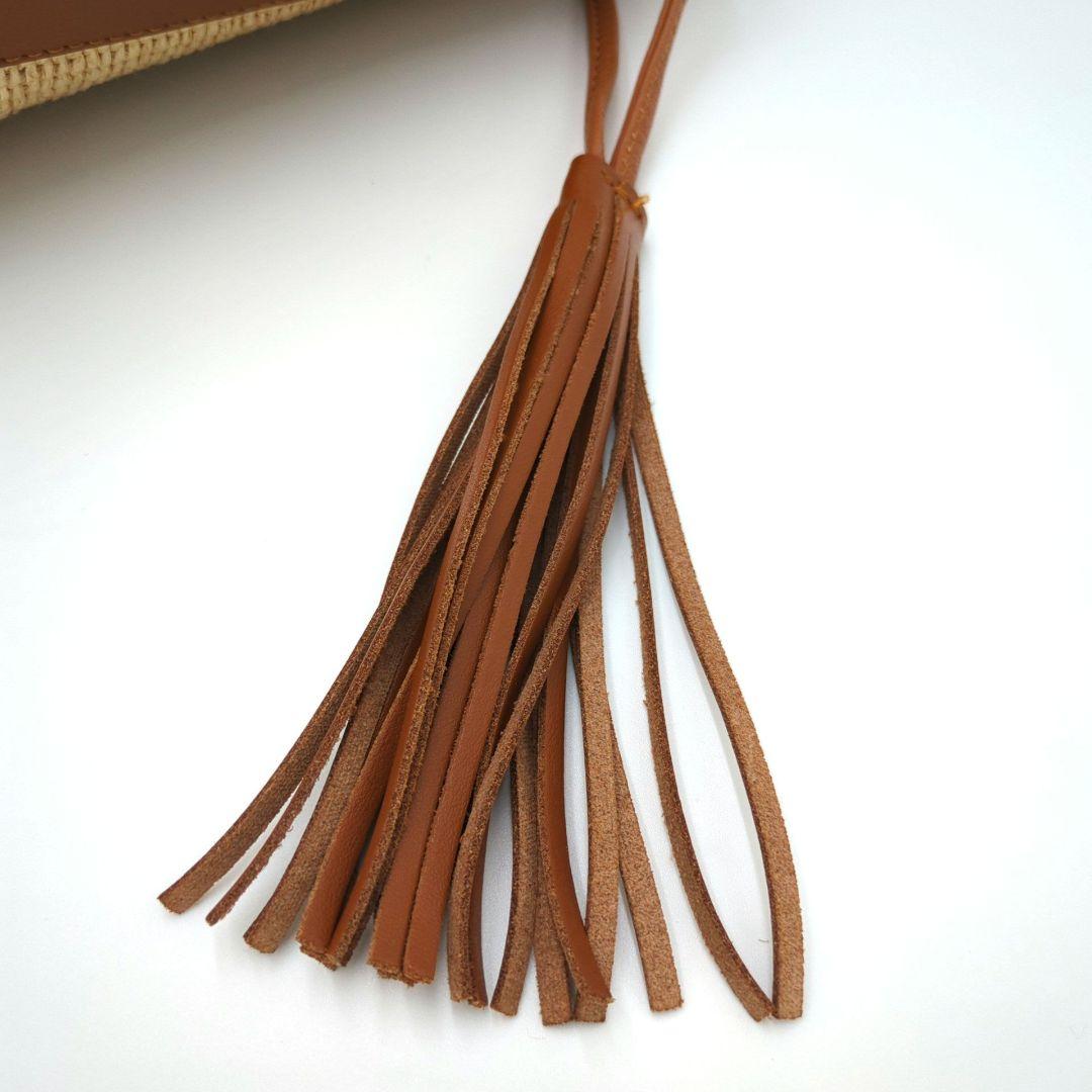 美品　クリスチャンヴィラ　タッセル　バケツ型　スタッズ付き 2way