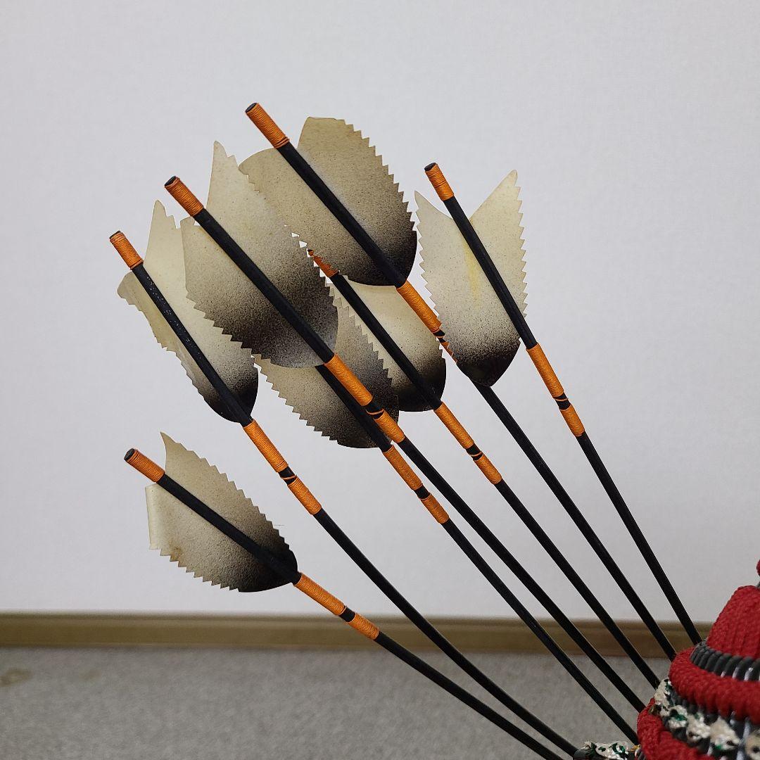 五月人形 赤と金 武士の鎧(送料込み)