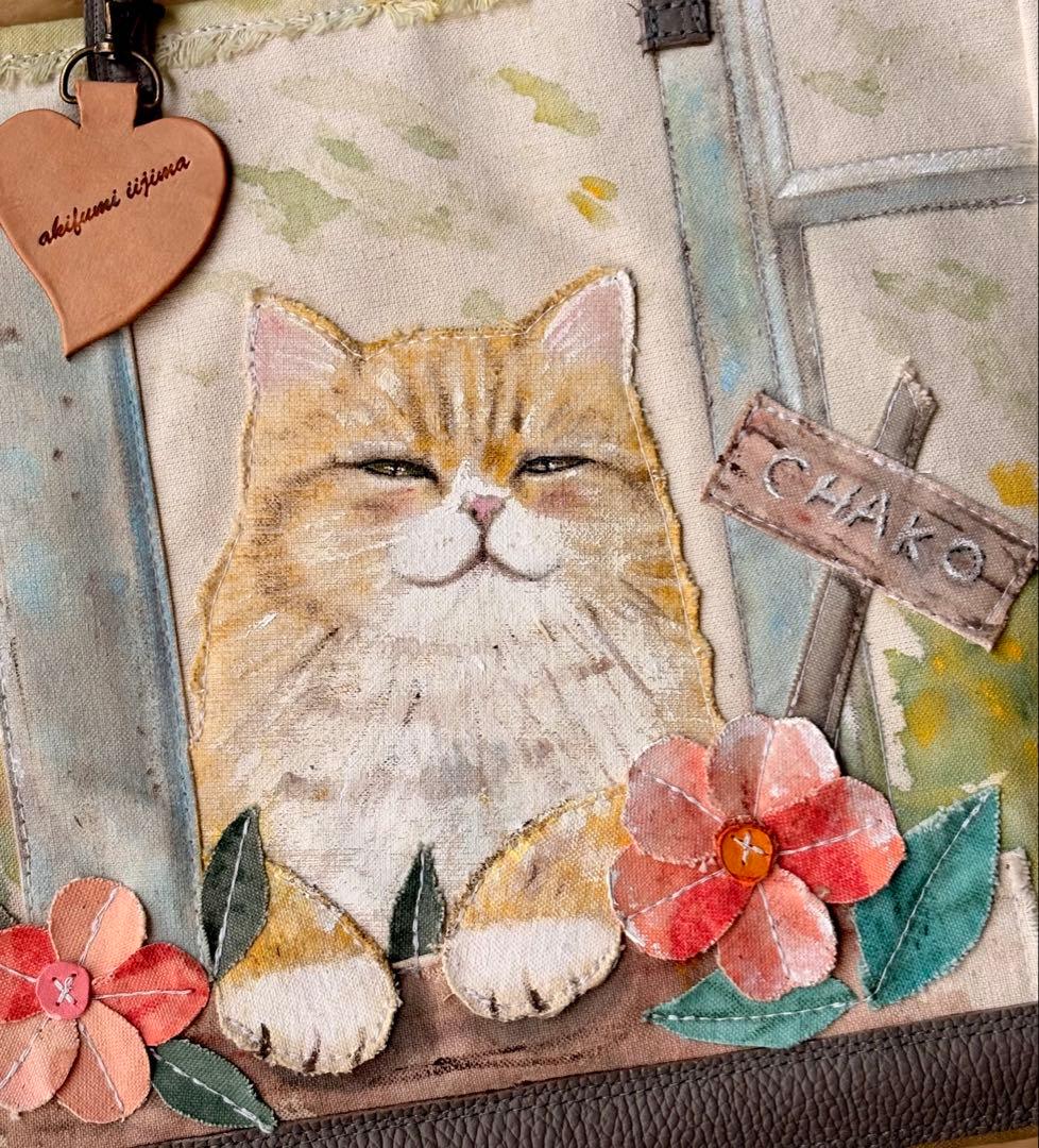 かおり様オーダーバッグ　トートバッグねこ