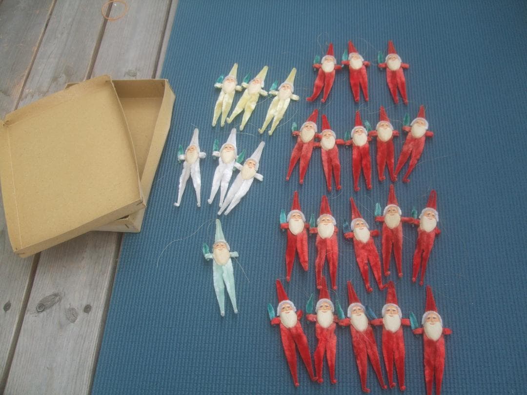 昭和レトロ★サンタ・モール・オーナメント 25体セット元箱付