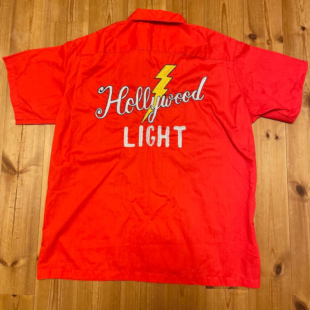 Hilton Marshall 刺繍入り赤シャツ