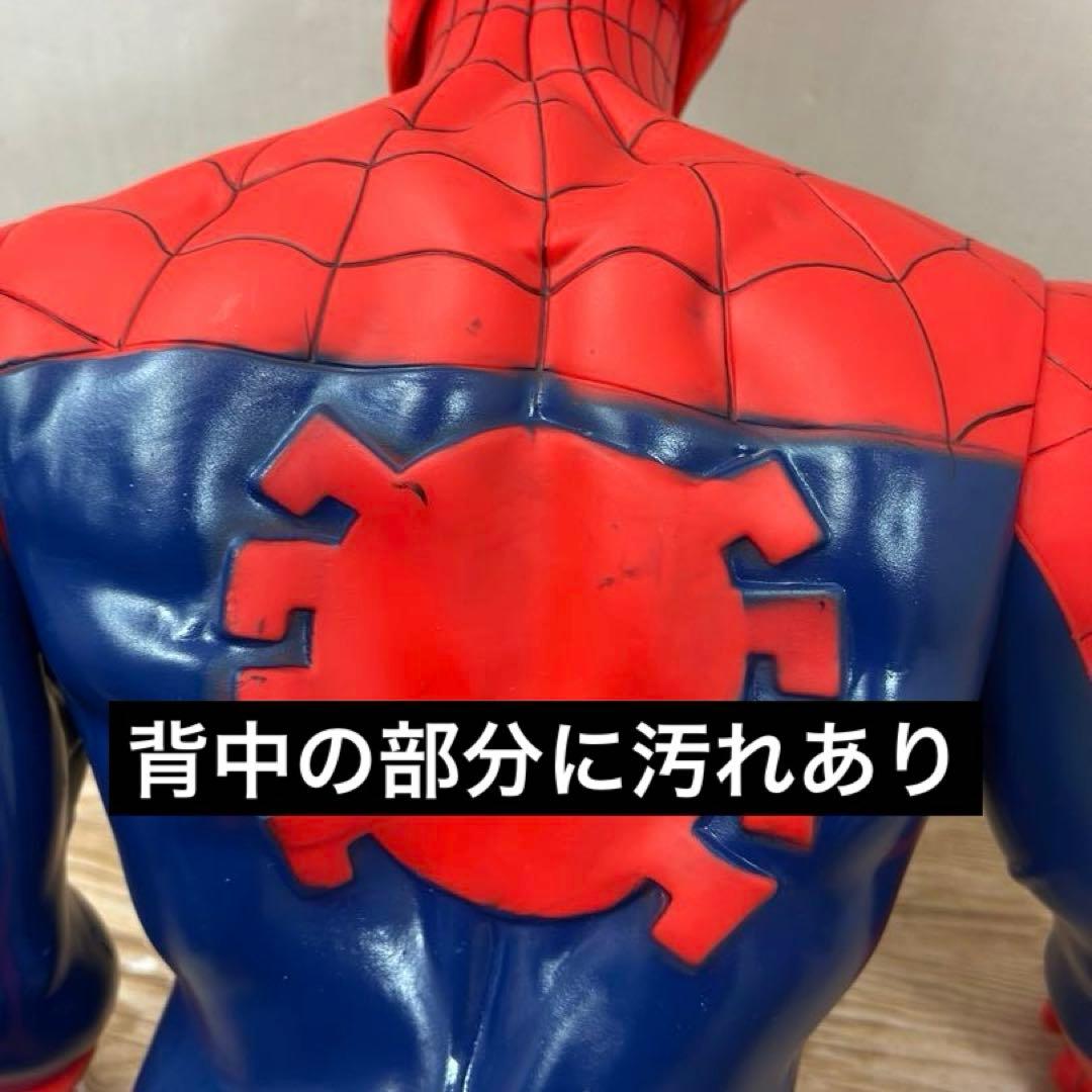 スパイダーマン80cm特大ソフビ フィギュア(訳あり)
