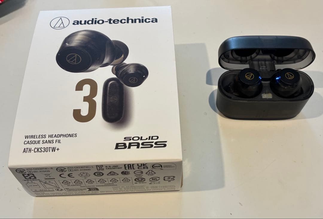 audio-technica ATH-CKS30TW＋1度だけ使用