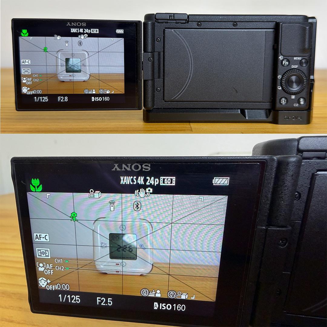 SONY VLOGCAM ZV-1G ＋ SmallRig木製カメラリグ付き