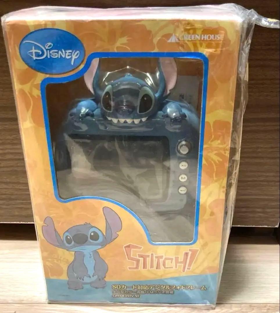 ディズニー スティッチ デジタルフォトフレーム SDカード対応