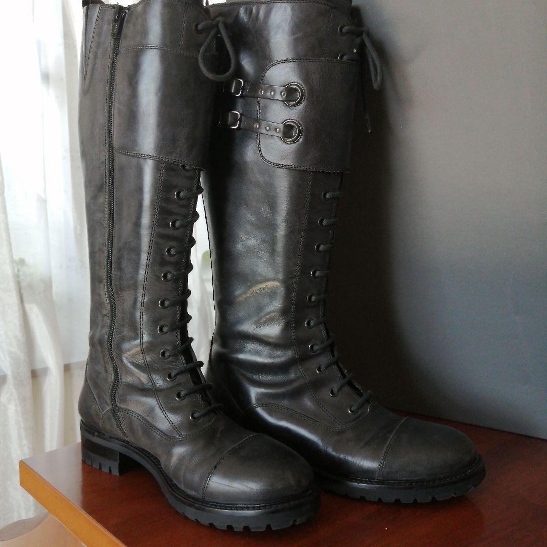 FXA Ferrira本皮 ロングブーツ23.5〜24(37)サイズ中古