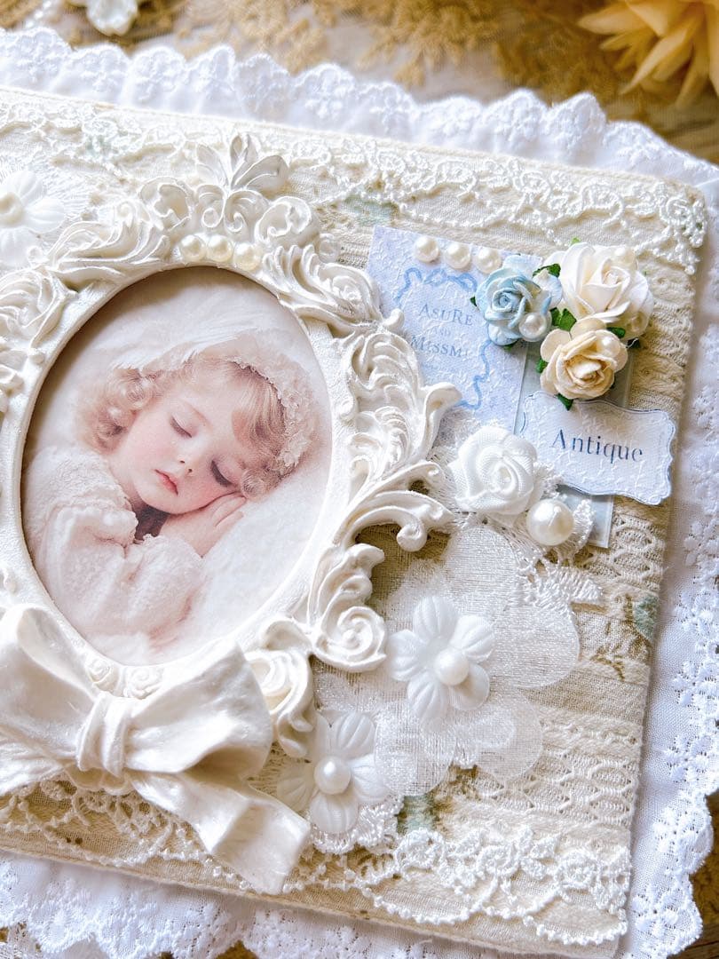 カルトナージュ風BOX 軟質マステケース 平袋コラージュ おすそ分けケース