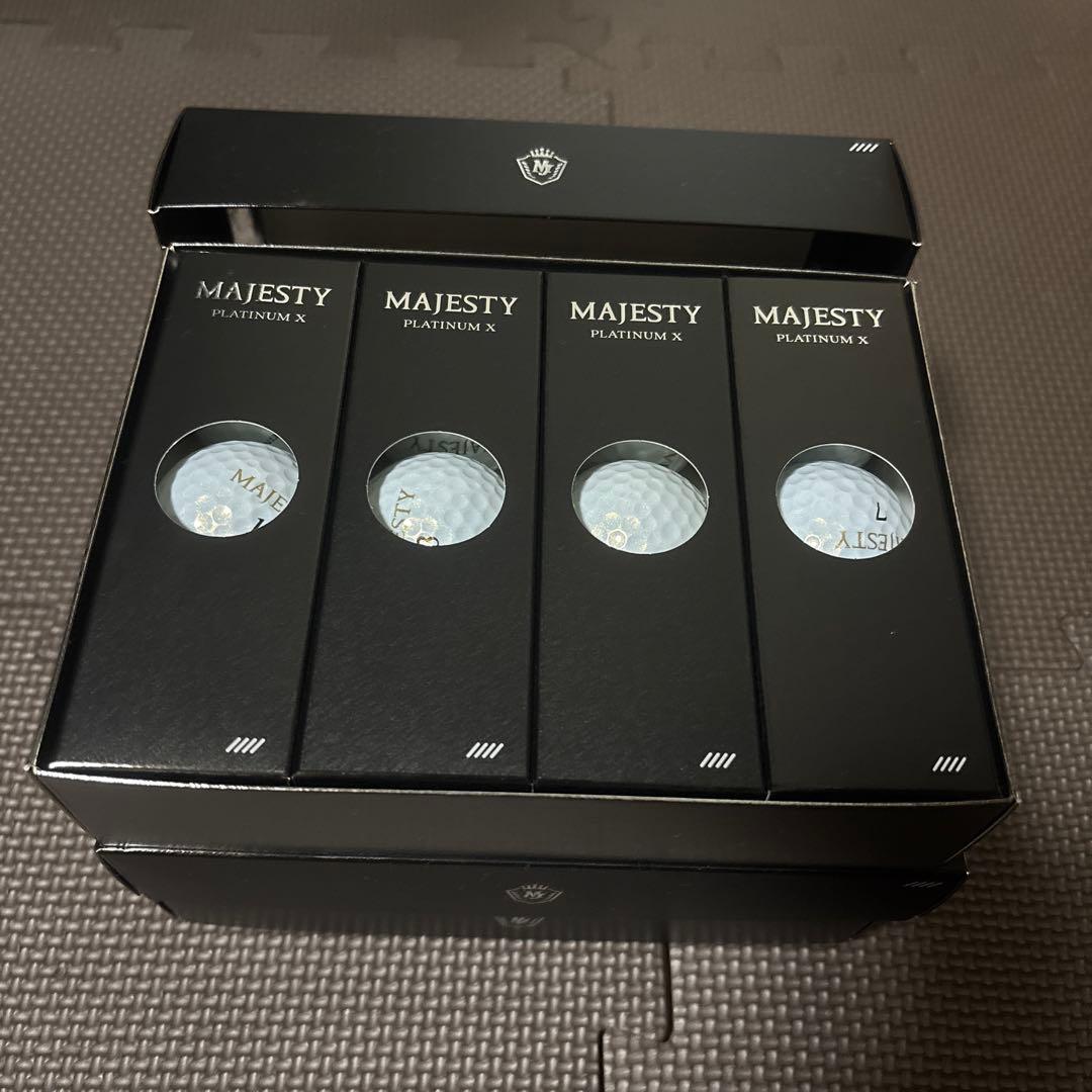 MAJESTY PLATINUM X ゴルフボール 48個セット 4ダース未使用