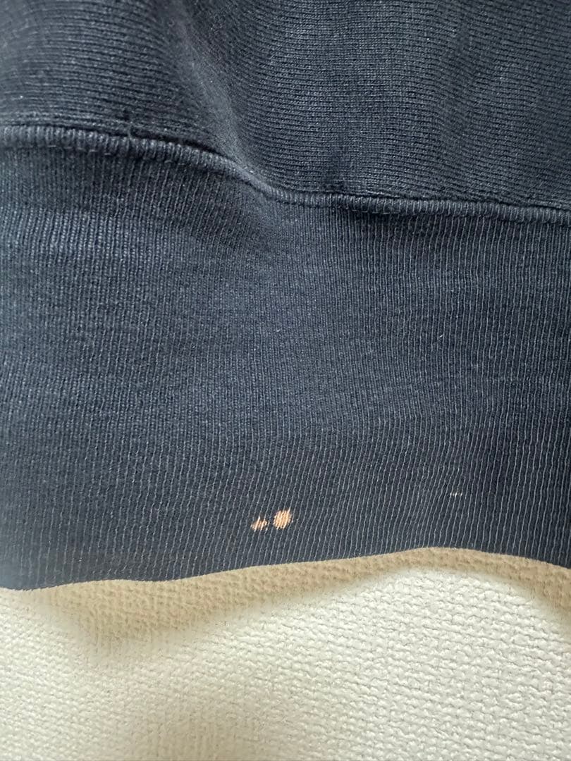 champion リバースウィーブ　ブラック　目あり　USA製　90's