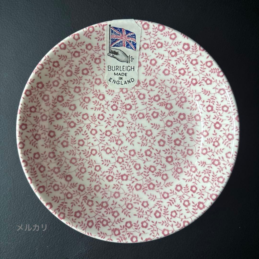 廃番　新品　一級品　バーレイ ローズピンクフェリシティ　フルーツプレート　2枚