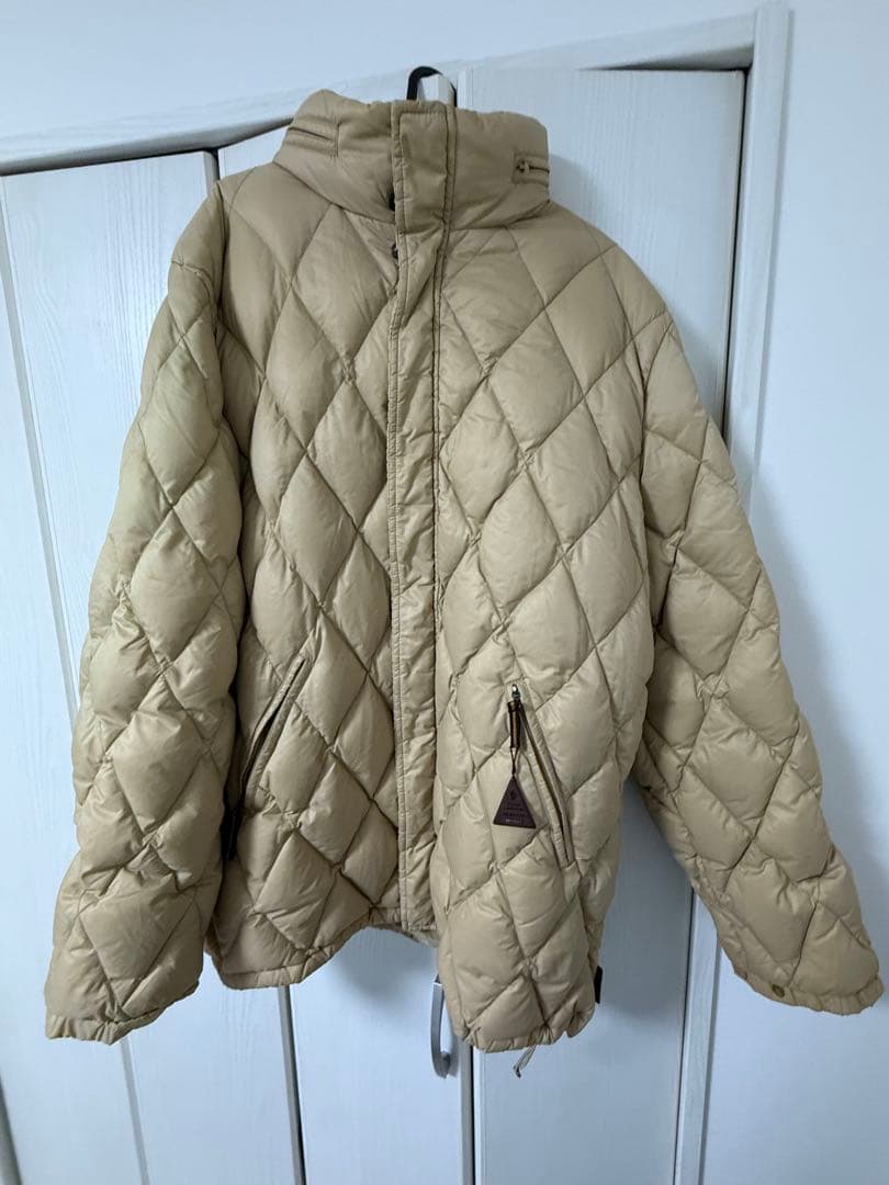 MONCLER ベージュ ダウンジャケット キルティングサイズ3
